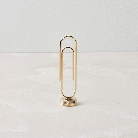 [선물패키지] 금속아저씨 황동 메탈 POP 메모홀더 스탠드 꽂이 (각인포함) #4