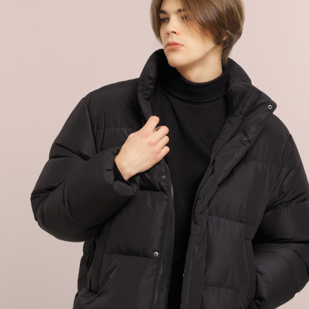 매직 웰론 푸퍼 숏패딩 자켓 남여공용 크롭 #2