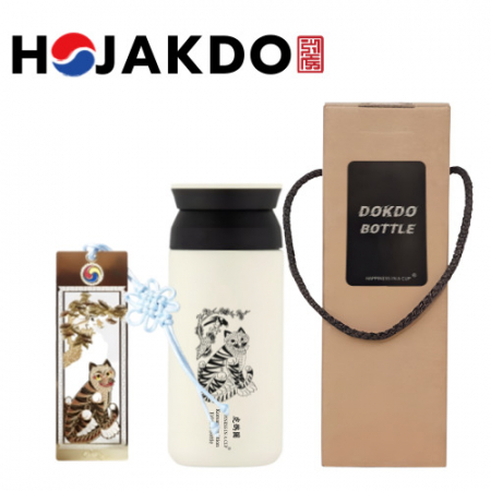 한국전통 호작도텀블러 독도보틀 트레블 350ml 책갈피 북마크 기념품 #3