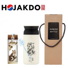 한국전통 호작도텀블러 독도보틀 트레블 350ml 책갈피 북마크 기념품