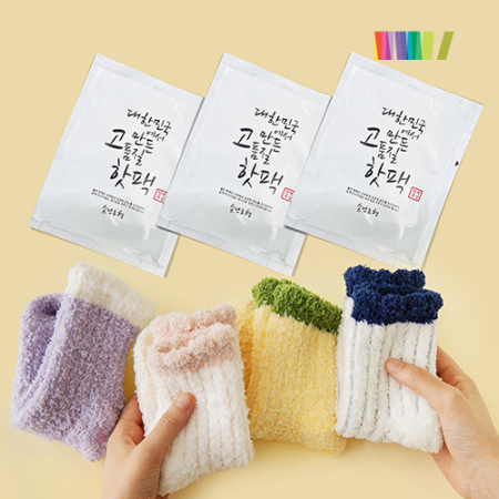 세트) 핫팩3+마시멜로 수면양말M #3