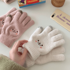 캐릭터장갑 귀여운장갑 스마트폰장갑 토끼장갑 기모장갑