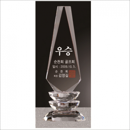 화이트 크리스탈 트로피10 #6