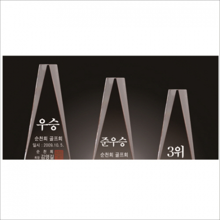 화이트 크리스탈 트로피10 #3