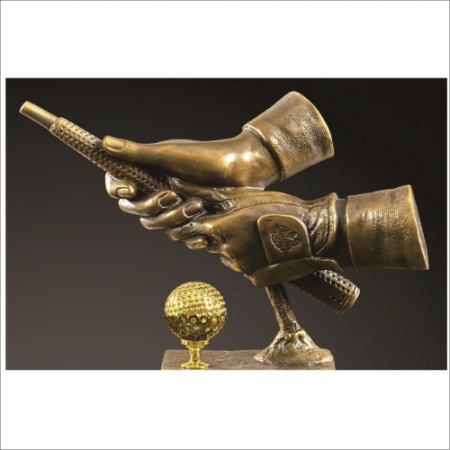 고급 청동 골프 트로피 #3