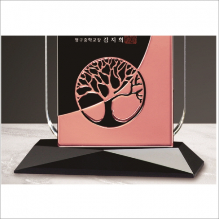 금속 투톤 크리스탈 상패15 #4