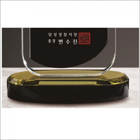 감사합니다 화이트 블랙 투톤 크리스탈 상패1 #5