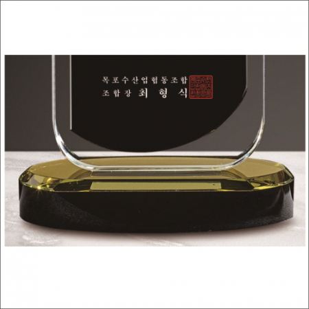 화이트 블랙 투톤 크리스탈 상패2 #4