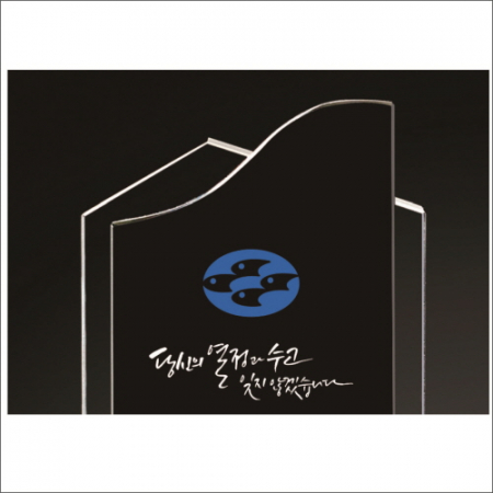 화이트 블랙 투톤 크리스탈 상패2 #2