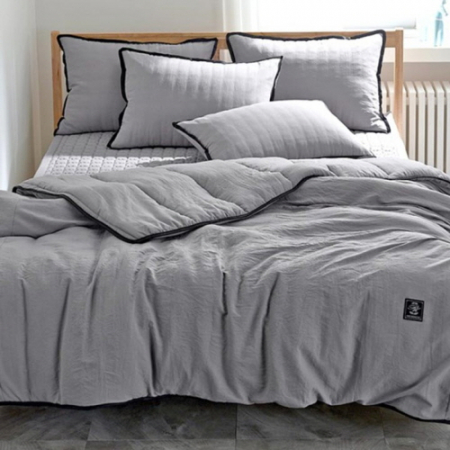모건 워싱 세미 사계절 차렵이불풀세트(이불+베개커버+패드) 싱글/퀸 2색상  고급침구가방증정 #2