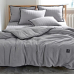 작은이미지: 모건 워싱 세미 사계절 차렵이불베개커버세트(이불+베개커버) 싱글/퀸 2색상  고급침구가방증정 #3