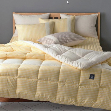 컬러풀 라인 세미 사계절 차렵이불풀세트(이불+베개커버+패드) 싱글/더블 4색상  고급침구가방증정 #2