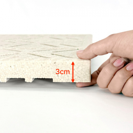 올지 에어폼 EPP 욕실매트 4P세트 미끄럼방지 화장실 매트 건식 세탁실 다용도실 현관 #7