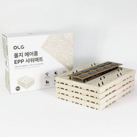 올지 에어폼 EPP 욕실매트 4P세트 미끄럼방지 화장실 매트 건식 세탁실 다용도실 현관 #8