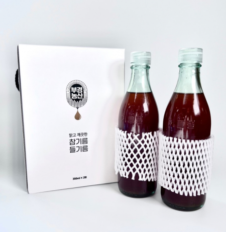 맑고 깨끗한 참기름 들기름 선물세트(350ml X 2병) #2