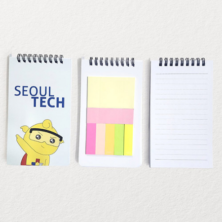 600g고급형 스프링(기자)수첩 (대) (40절) #2