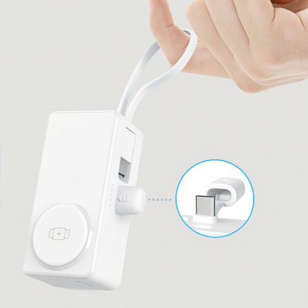 루티네 도킹 보조배터리 고속충전 3300mAh ALL IN ONE #3