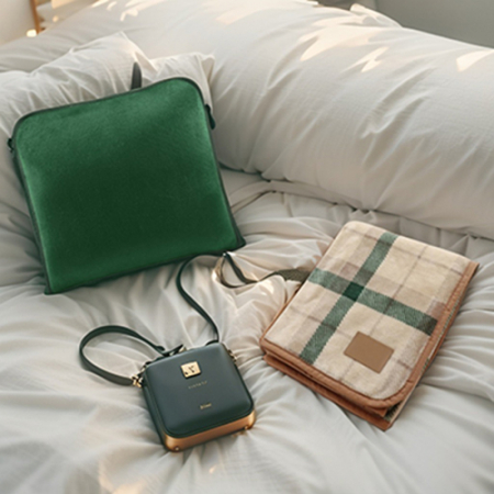 온유 극세사 담요 벨벳 쿠션 세트 #2