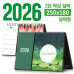작은이미지: 탁상 2단 달력 250*180 (달력형/독판 주문제작) #3