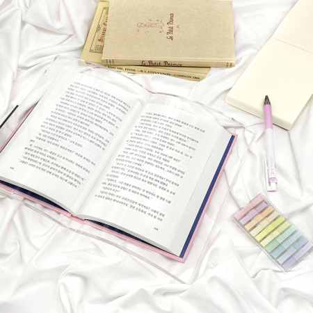 르웨이 투명 책 아크릴 페이퍼 문진 #2