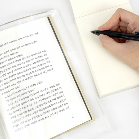 르웨이 투명 책 아크릴 페이퍼 문진 #4