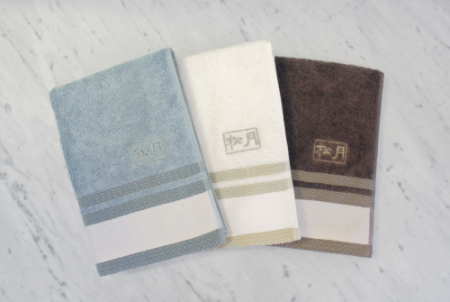 [송월타올] 격자 전사 타올 30수 170g #4