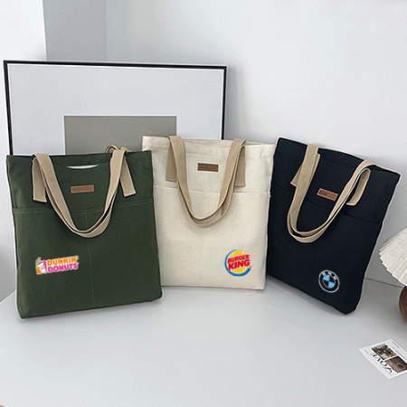 듀얼포켓 에코백 친환경 캔버스백 H185 #2