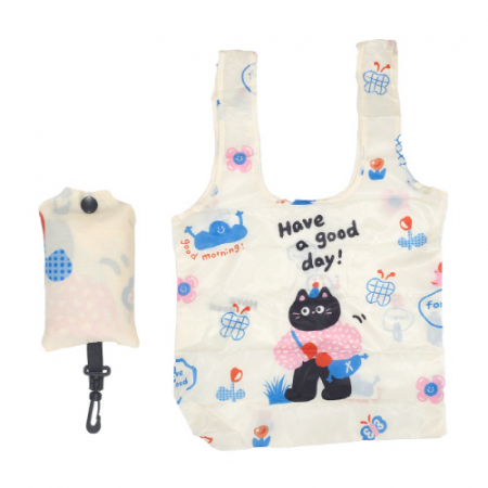 러블리 대용량 장바구니 (접이식 고리형) #5