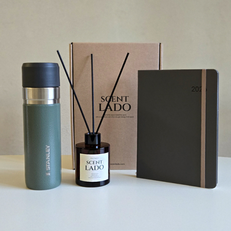 센트라도 디퓨저 150ml+스탠리 고진공 슬림보틀 텀블러+데이지 다이어리 세트 #2