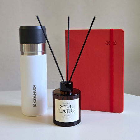 센트라도 디퓨저 150ml+스탠리 고진공 슬림보틀 텀블러+데이지 다이어리 세트 #3