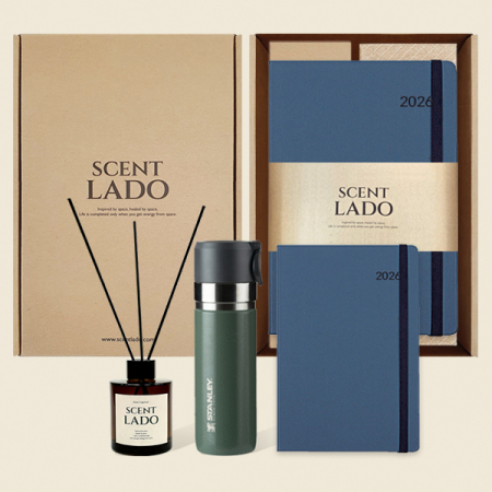 센트라도 디퓨저 150ml+스탠리 고진공 슬림보틀 텀블러+데이지 다이어리 세트 #4