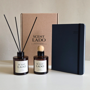 센트라도 디퓨저 150ml+차량용 디퓨저 150ml+데이지 다이어리 세트