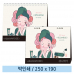 작은이미지: 일반형 나로즈 유니작가 탁상카렌다 #2