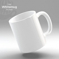 몽소화이트머그 12oz