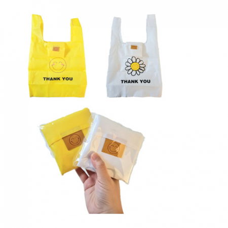 스마일 접이식 장바구니 시장가방 #2