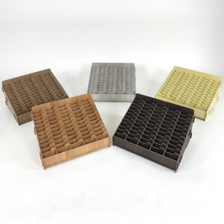 올지 우드 명함보관함 10칸 쿠폰 꽂이 카드 사원증 #3