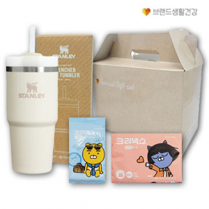스탠리퀜처591ml텀블러+카카오프렌즈 티슈+수앤수 물티슈