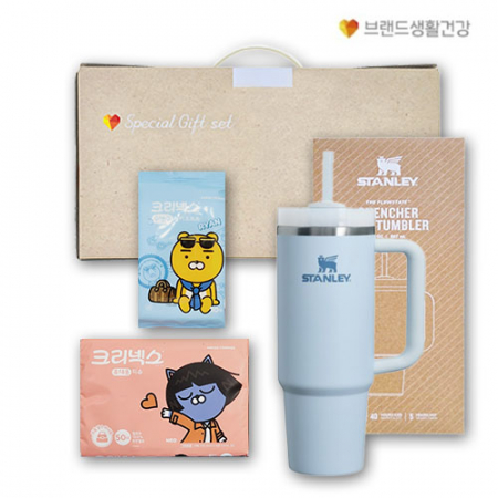 스탠리퀜처887텀블러+카카오프렌즈티슈+수앤수물티슈 #2