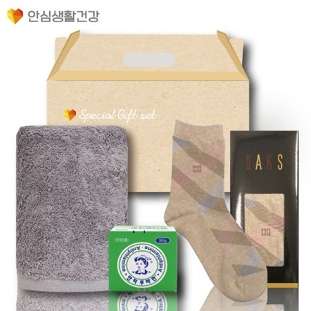 닥스양말+국산타올170g+안티푸라민파스연고 #2