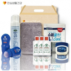 디펜드샴푸+국산타올+바세린+쿨파스+멘소래담롤온