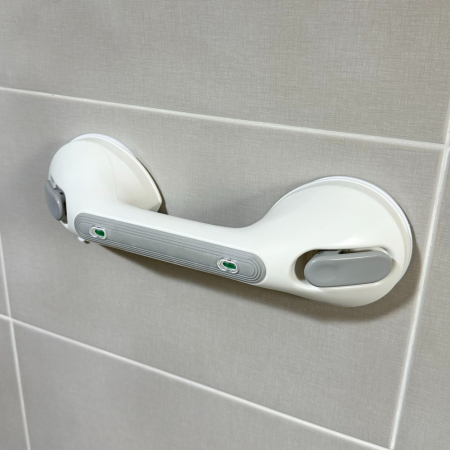 올지 무타공 욕실 안전손잡이 대형 안전바 강력하중 화장실 흡착식 #2