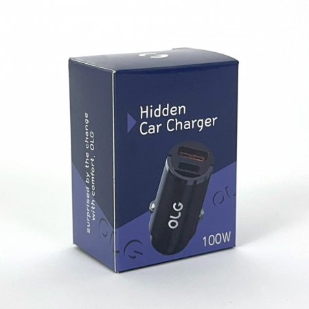 올지 히든 시거잭 100W 더블 멀티 충전 시가잭 2구 소켓 차량용 C타입 5핀 #9