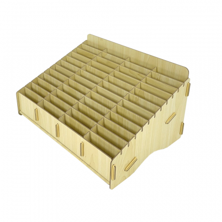 올지 우드 핸드폰보관함 휴대폰 보관함 48칸 수거함 정리 수납 학원 학교 회사 #8