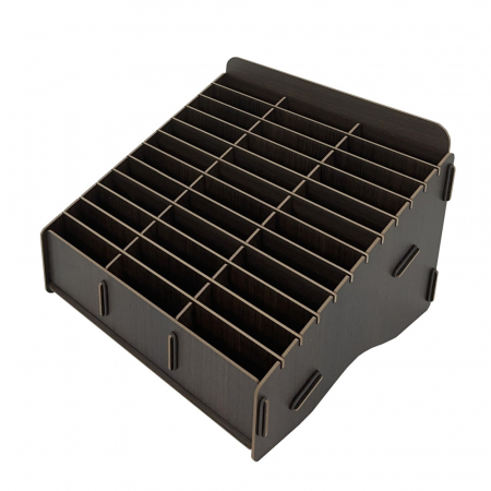 올지 우드 핸드폰보관함 휴대폰 보관함 36칸 수거함 정리 수납 학원 학교 회사 #7