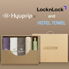 협립3단50암막데이지완전자동우양산 +협립호텔코마170타월3P+락앤락슬림핏원터치텀블러