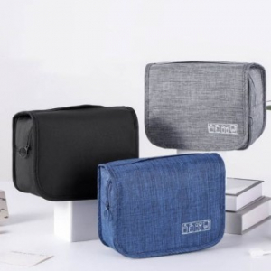 각종 세면도구 화장품 손잡이형 수납 파우치 생활방수