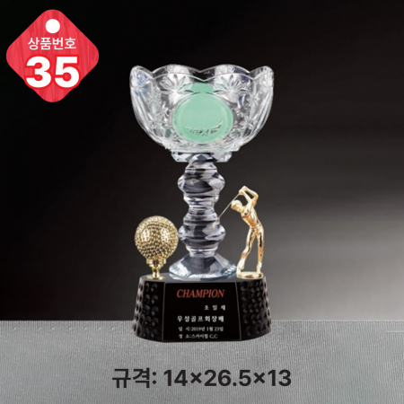 크리스탈 트로피 35 #3