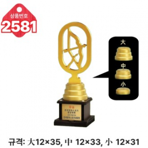 일반 조형 트로피 2581