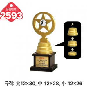 일반 조형 트로피 2593