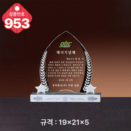 크리스탈 상패953 #2